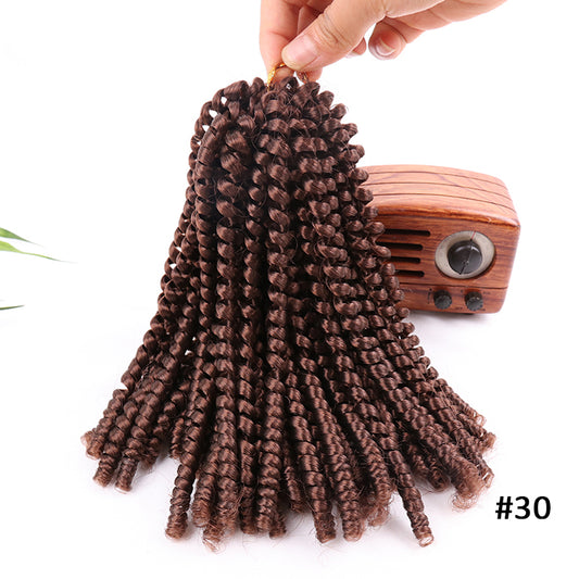 Kanekalon spring twist 12inch brown