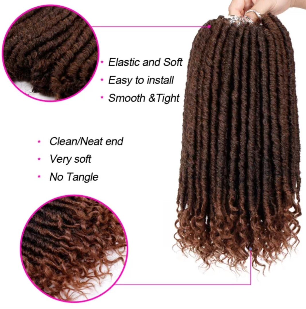 Goddess locs crochet hair