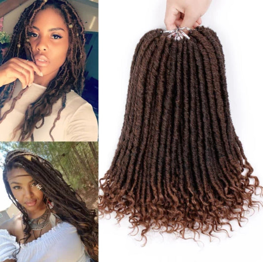 Goddess locs crochet hair